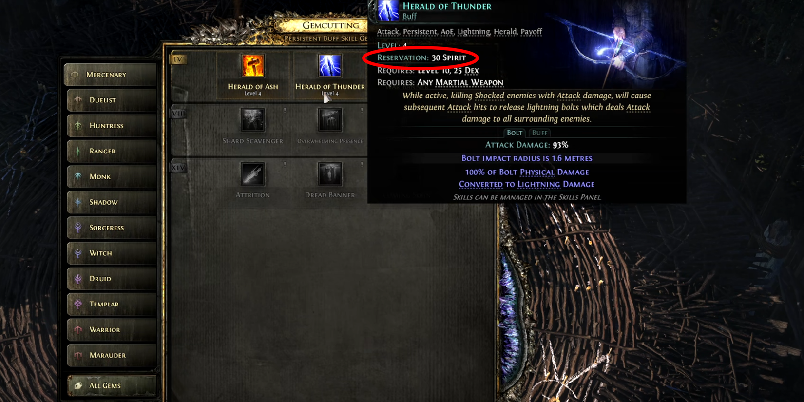 Path of Exile 2 Upgrade Max Spirit Uses Herald Permanent Buff
