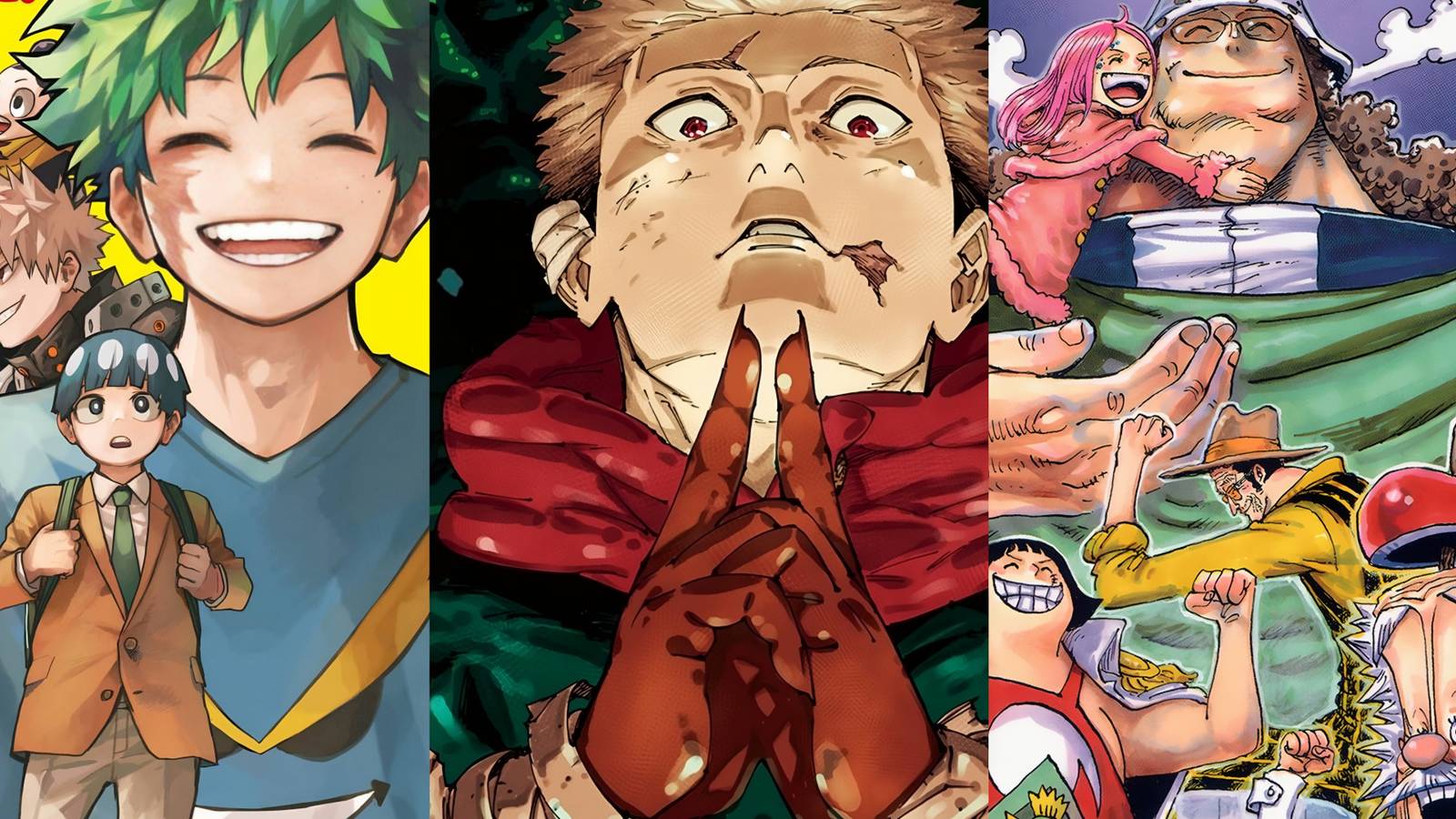 Featured 10 Best Selling Manga Of 2024 Jujutsu kaisen one piece