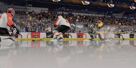 sidney crosby taking a one-timer