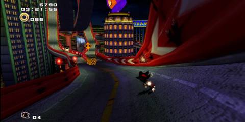Playing as Shadow in Sonic Adventure 2