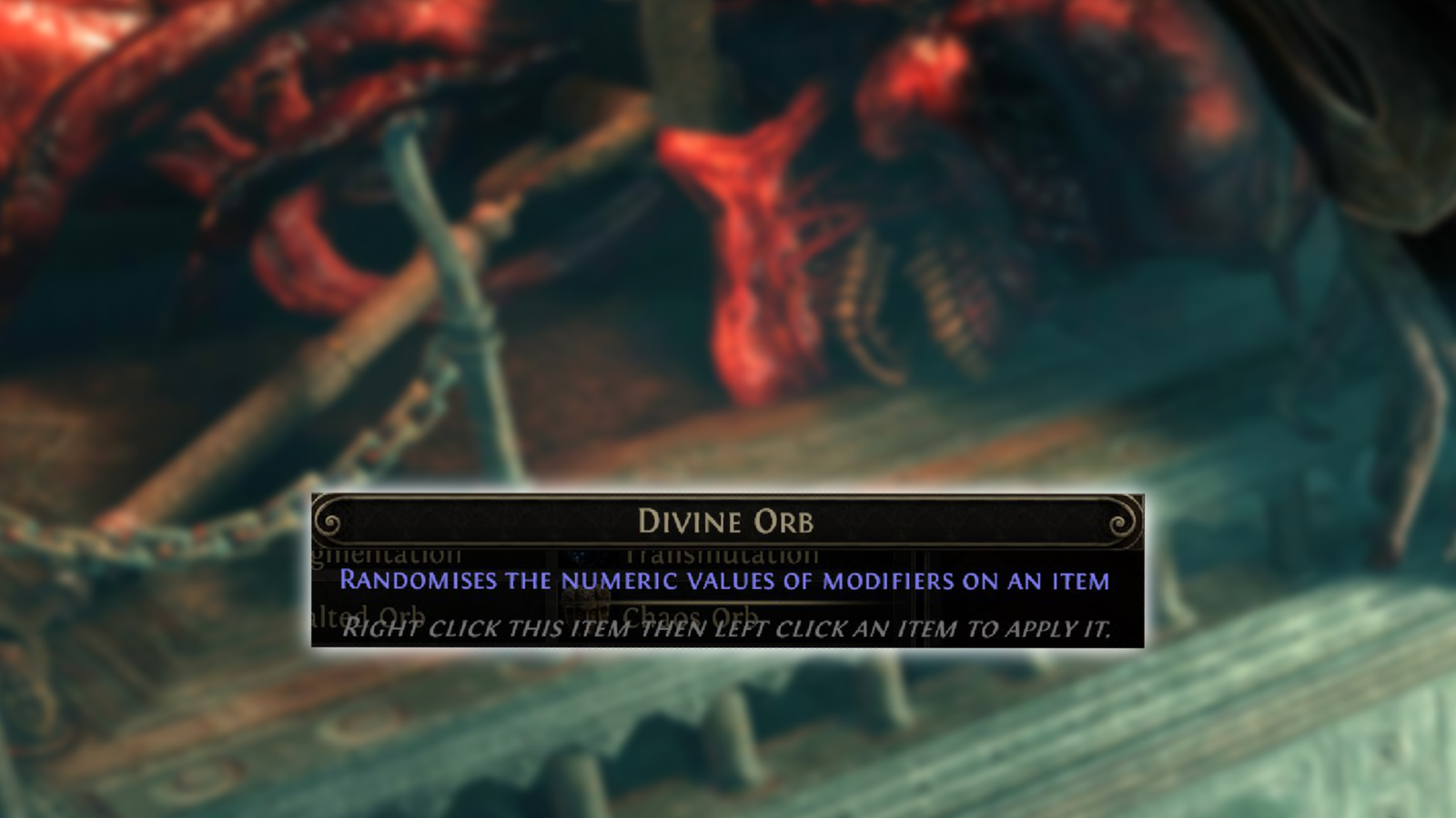PoE 2 Divine Orb Currency The Beast Corruption