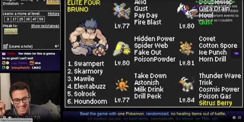 PointCrow Kaizo challenge Bruno team