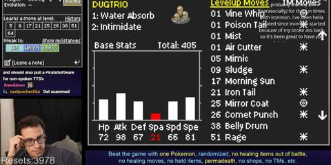 PointCrow Kaizo challenge champion's Dugtrio