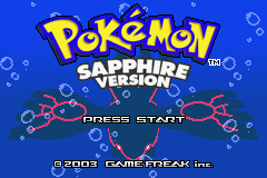 Pokémon Sapphire Version Press Image 1