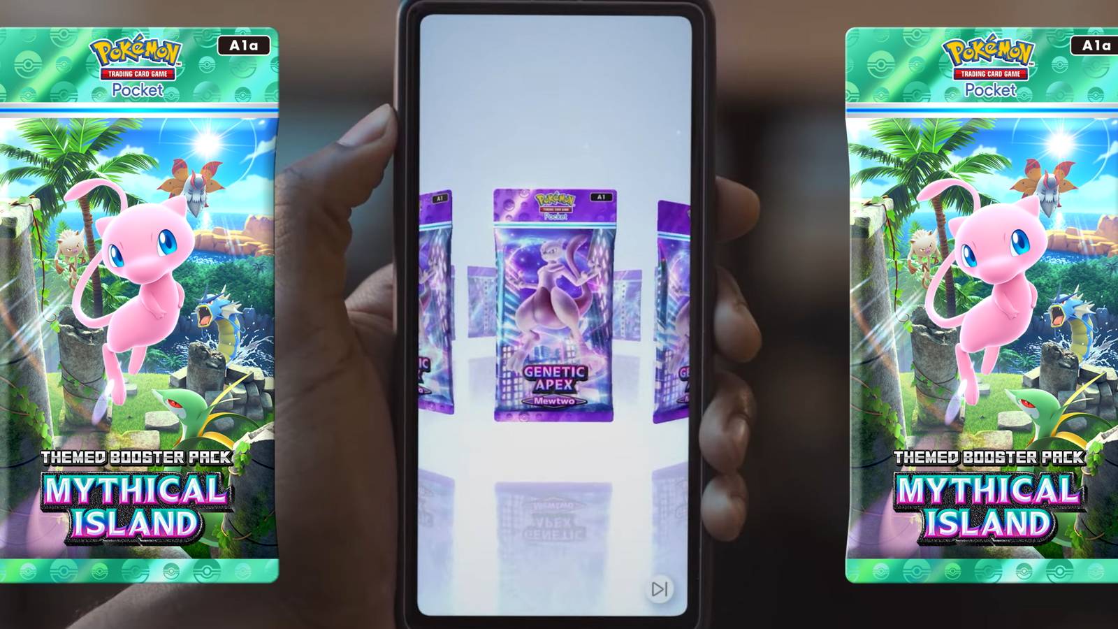 pokmon trading card game pocket mythical island Pokmon TCG Pocket Announces "Mythical Island" Mini-Set