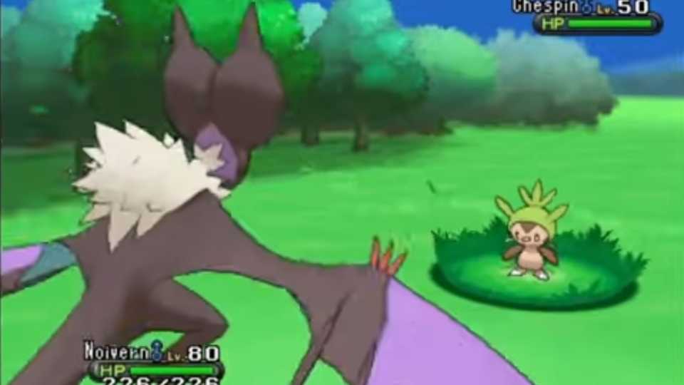 Pokemon X and Y In Game Screenshot 2