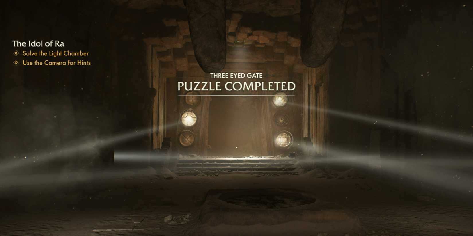 Position the Light Beams at the Correct Symbols to Complete the Light Chamber Puzzle