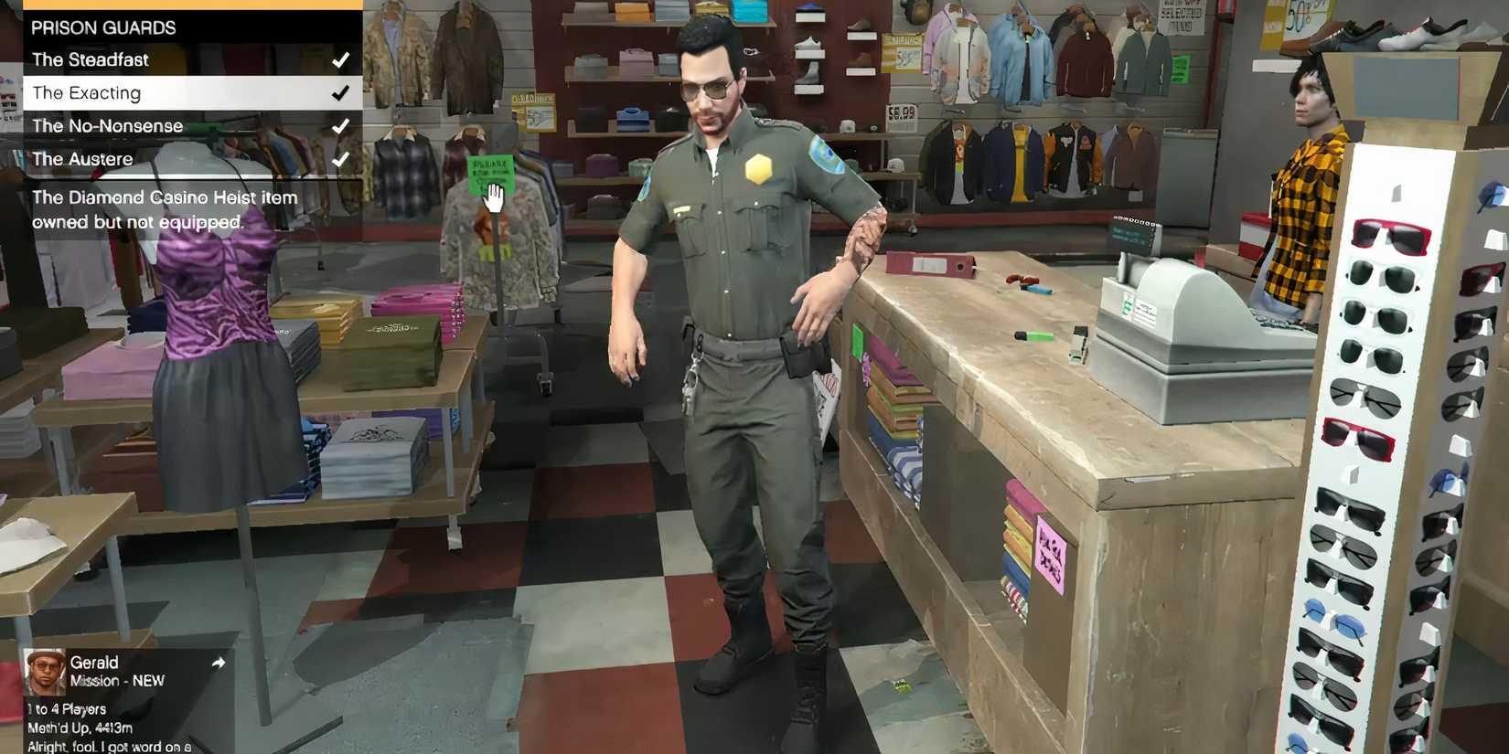 prison guard outfit gta online