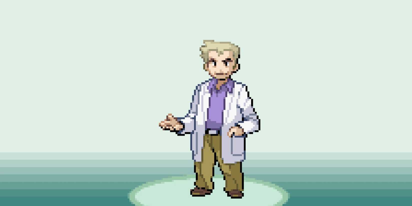 Professor Oak in Pokemon FireRed
