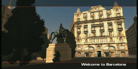 Project Gotham Racing 2 pre-race in Barcelona