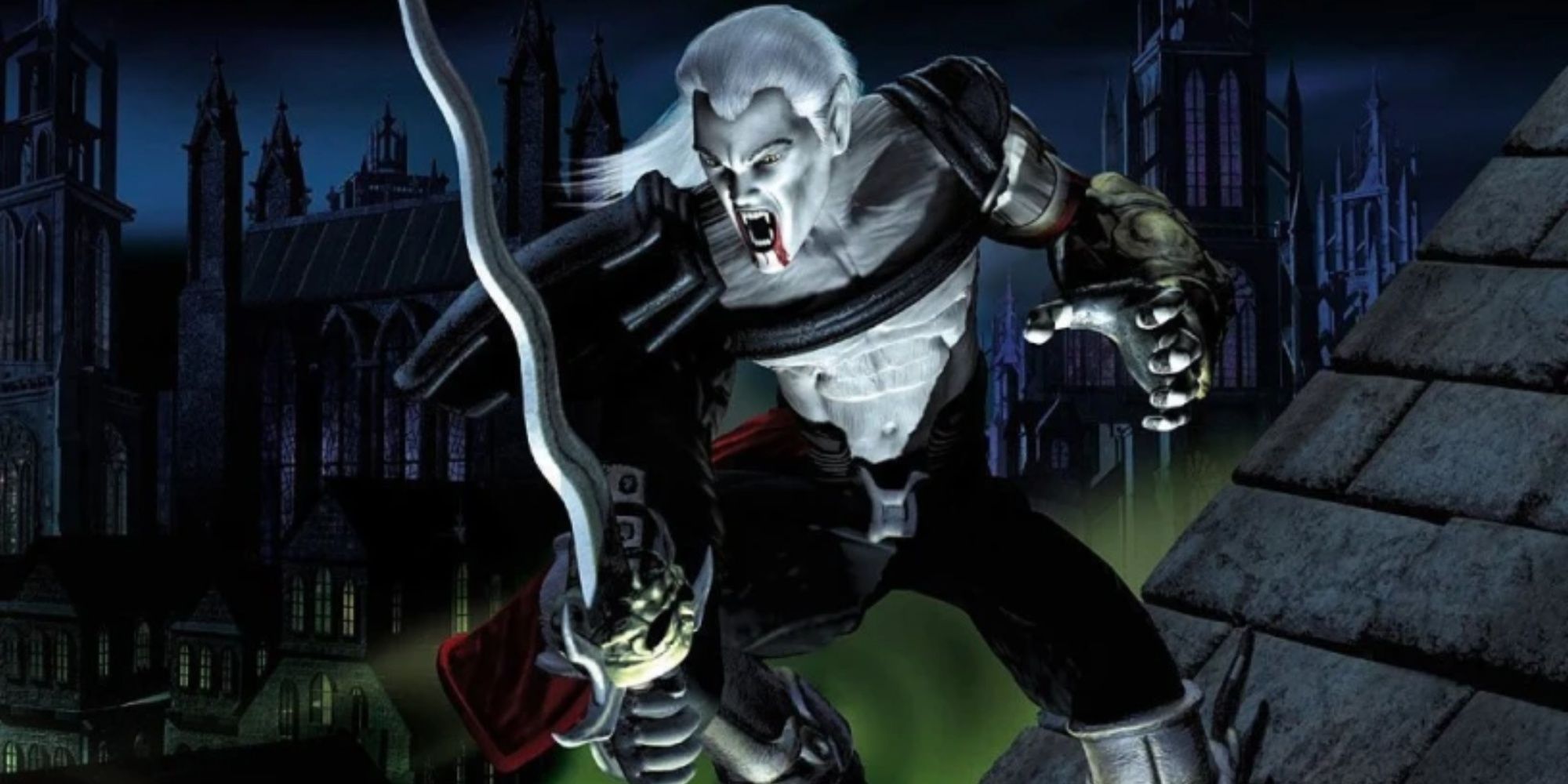 Promo art featuring Kain in Blood Omen 2