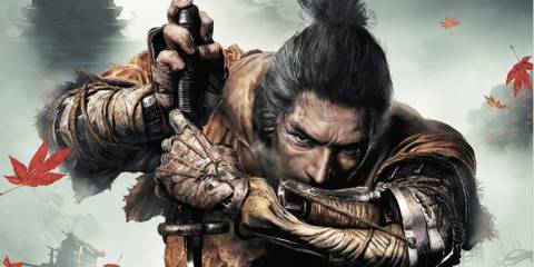 Promo art featuring The Wolf in Sekiro