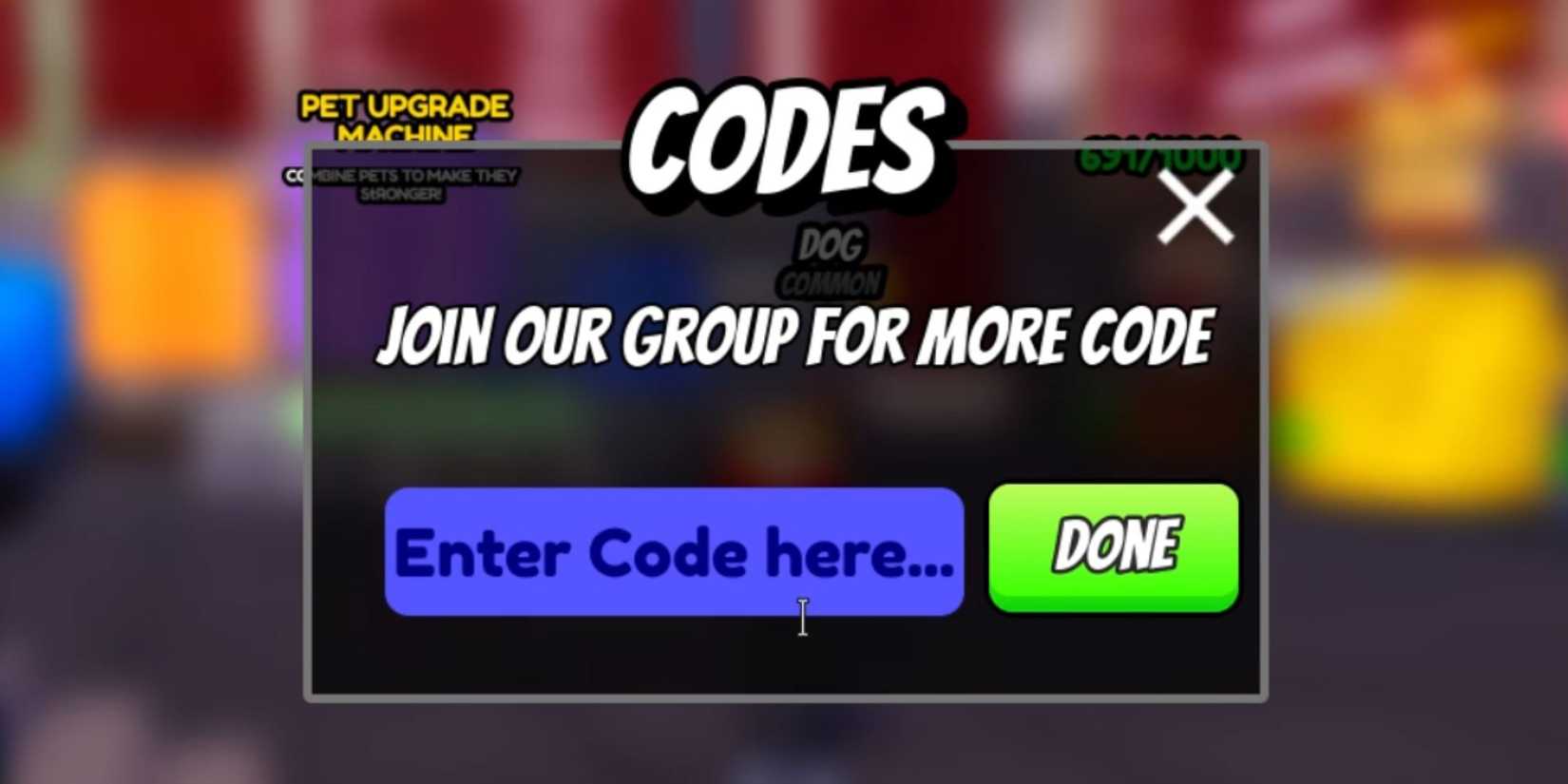 Punch League the codes tab