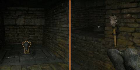 Put the Elephant from Right wall into the secret room