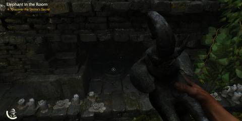 Put Third Elephant in the First Compartment under Statue