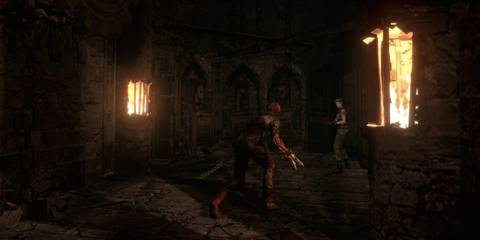Resident Evil Remake Jill Fights Crimson Head
