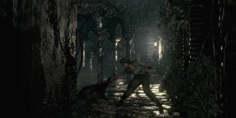 Resident Evil Remake Dog Bites Jill