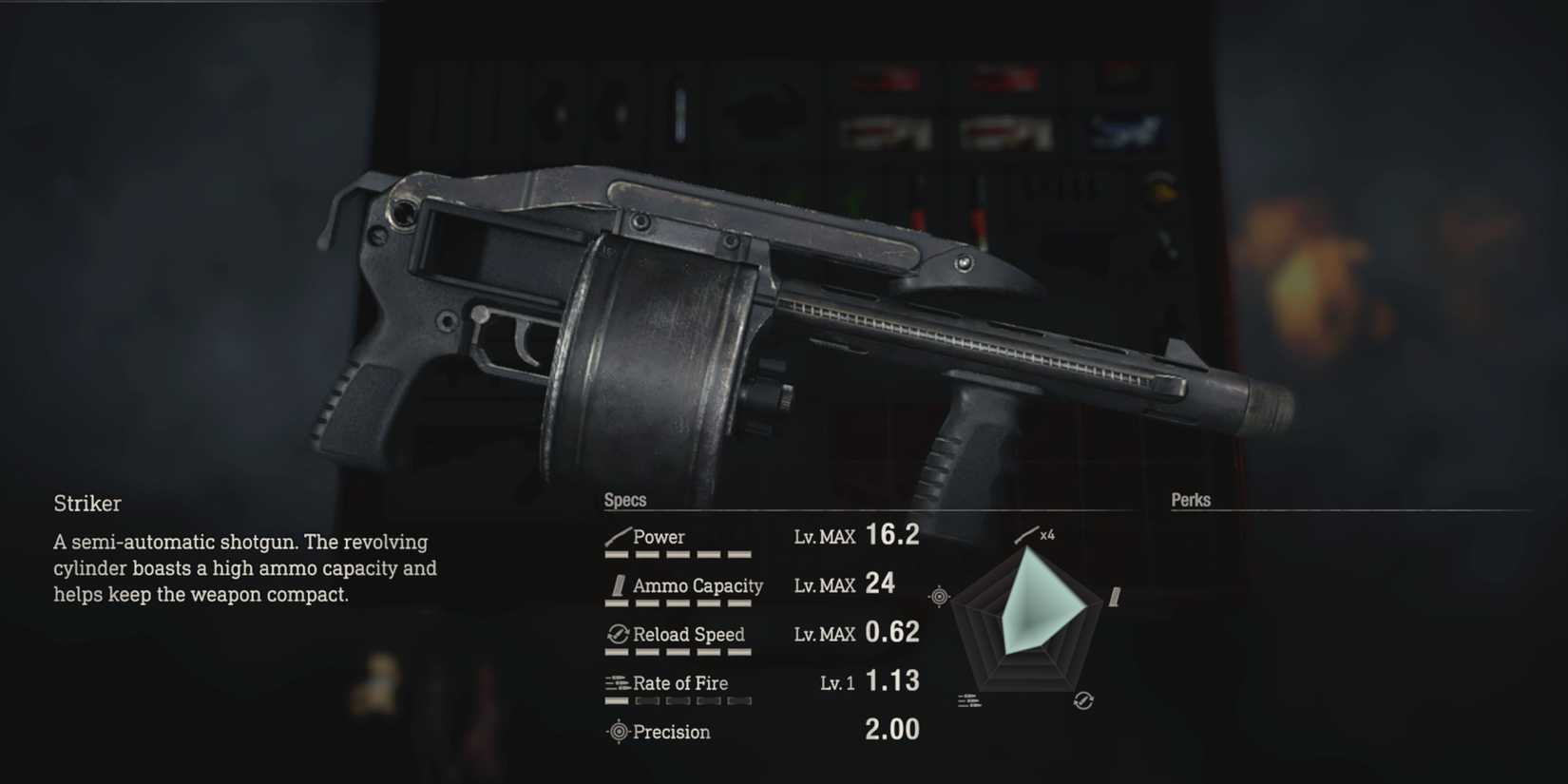 Resident Evil 4 Remake Striker Shotgun