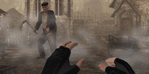 Resident Evil 4 VR Man With Scythe