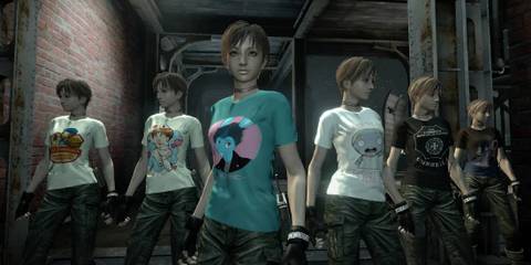 Resident Evil 6 Rebecca tshirt selection