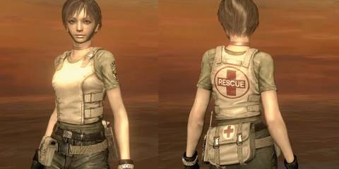 Resident Evil 6 Rebecca front and back base cosmetic