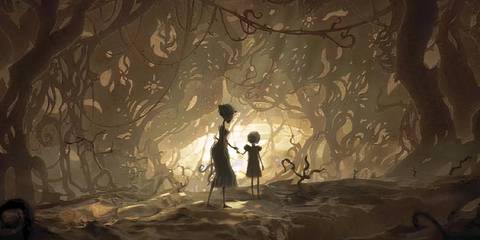 Resident Evil Village story book cutscene mother and daughter