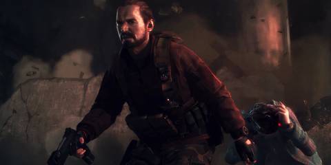 barry in front of debris in resident evil: revelations 2