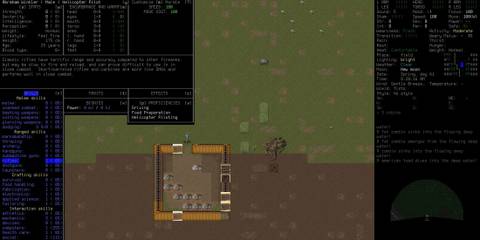 Rifles Skill Highlighted In Character Menu