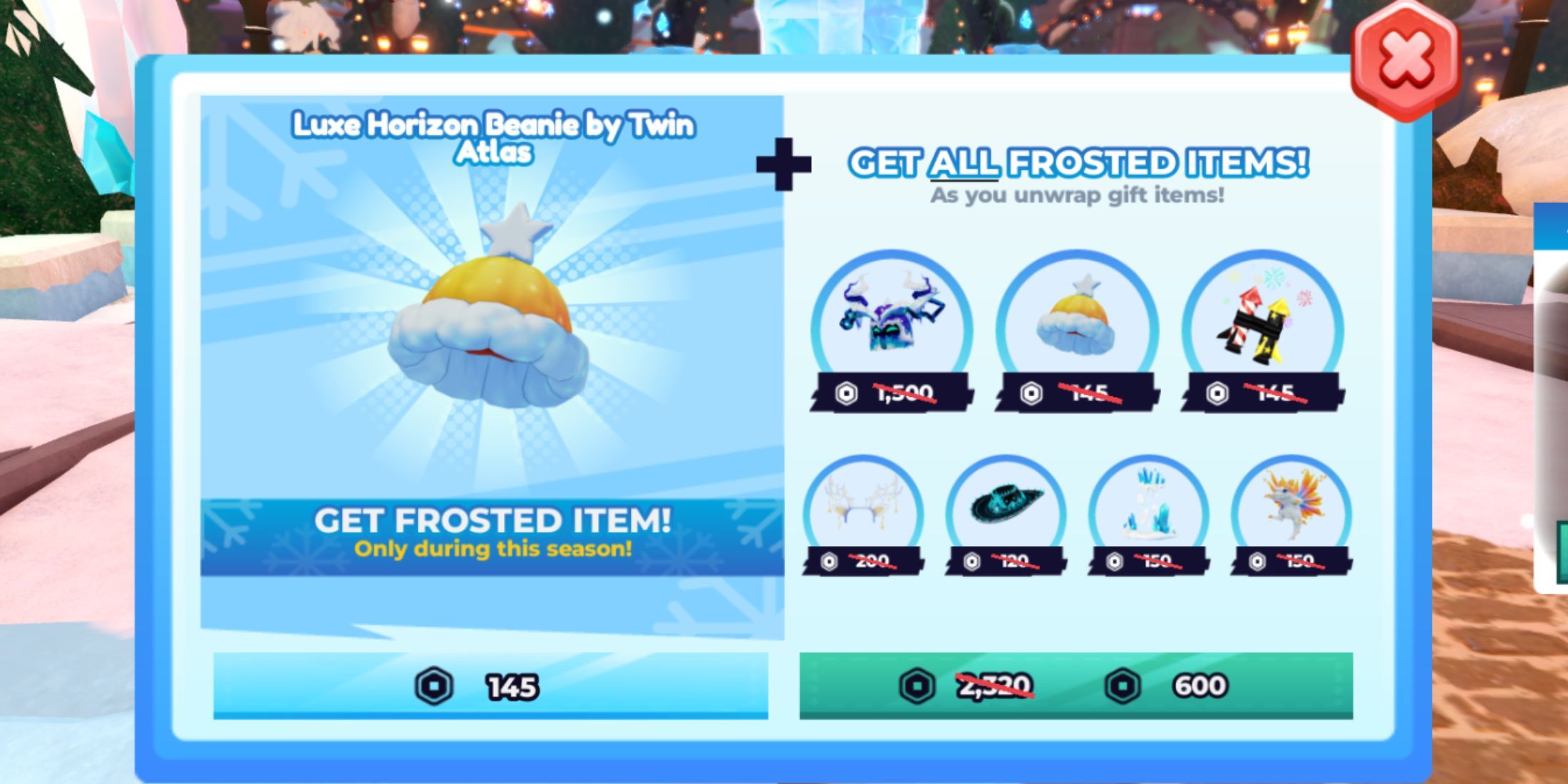 All Winter Spotlight Event Rewards In Roblox