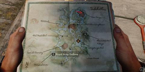 royal army uniform location