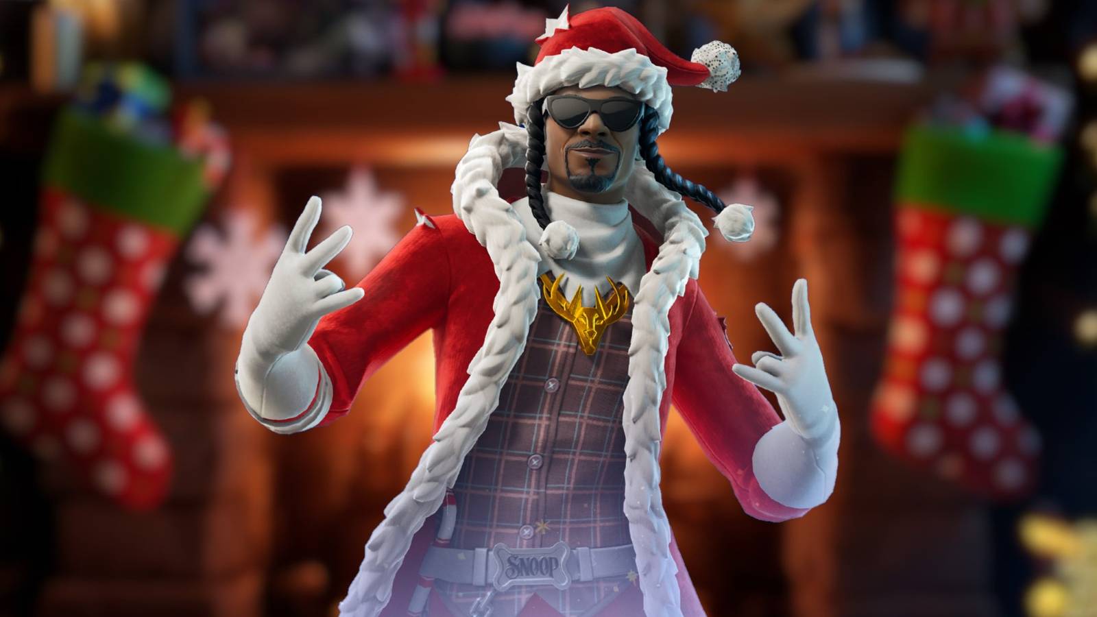 santa dogg skin
