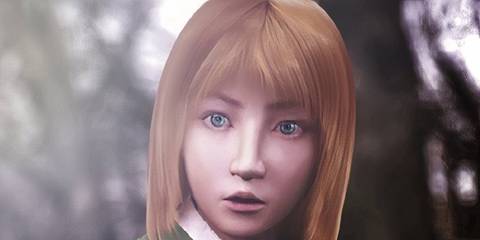 Alyssa with a shocked face in Clock Tower 3