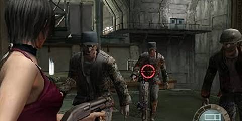 Ada using a shotgun in Resident Evil 4
