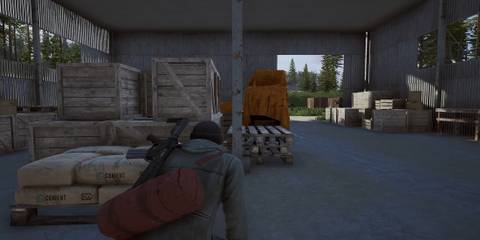 Player Looking For Loot In Deadside