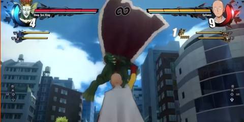 saitama punching sea king