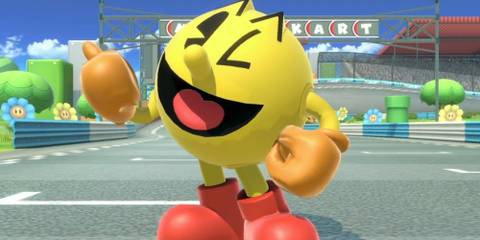 pacman with thumbs up
