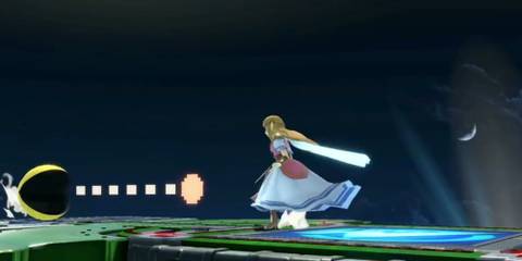 pacman chomping at zelda