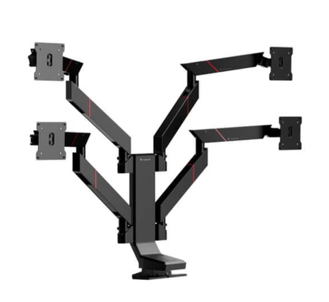 Game Like It's 3024 with Logitch's New Quad-Monitor Stand