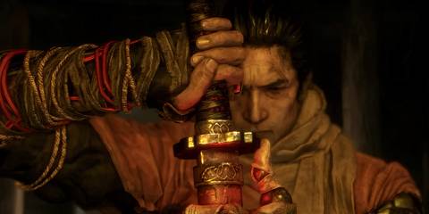 Wolf with a sword in Sekiro: Shadows Die Twice