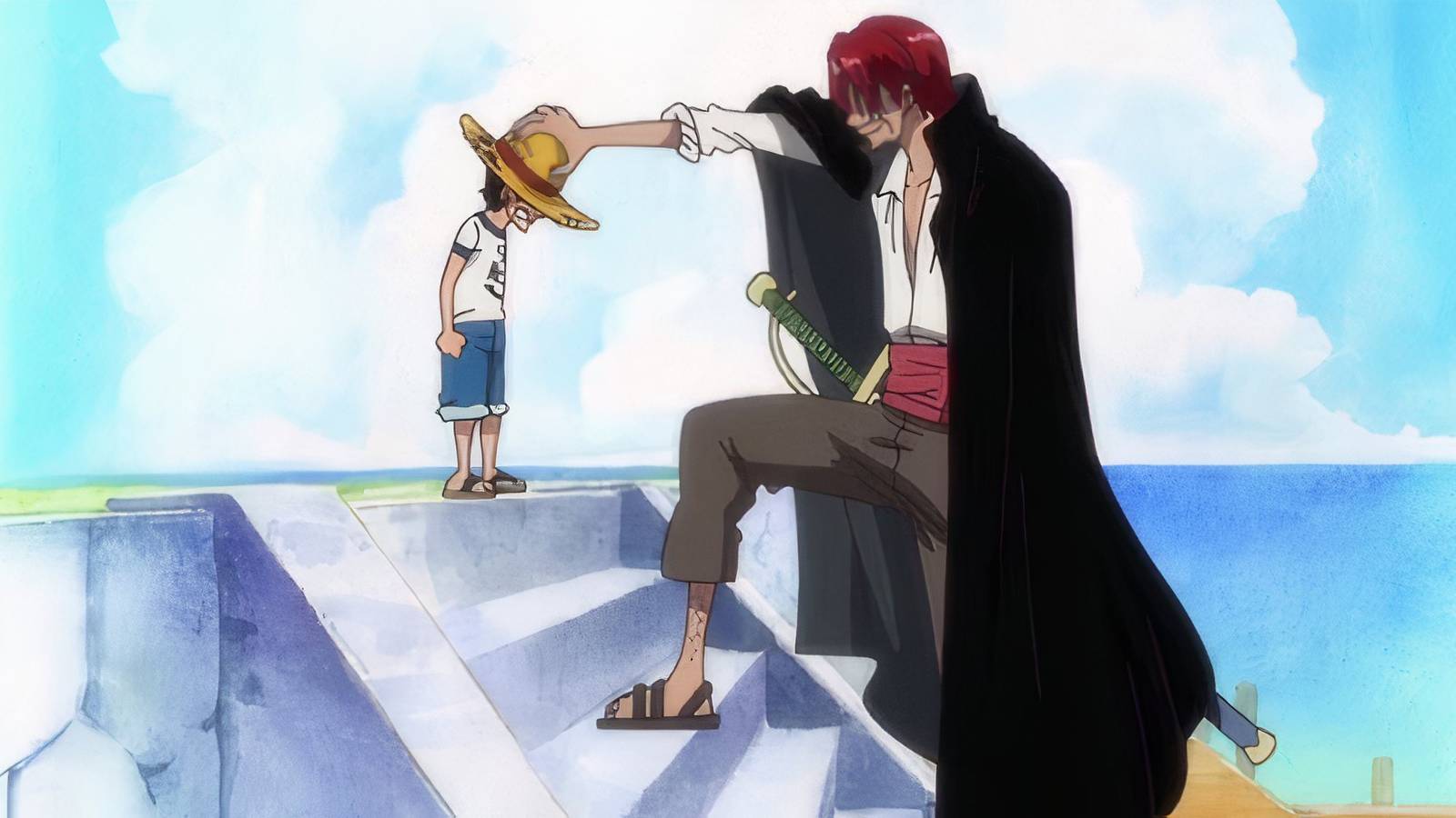 Shanks Luffy One Piece Straw Hat-1