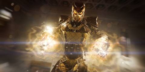 Shocker faces Spider-Man.