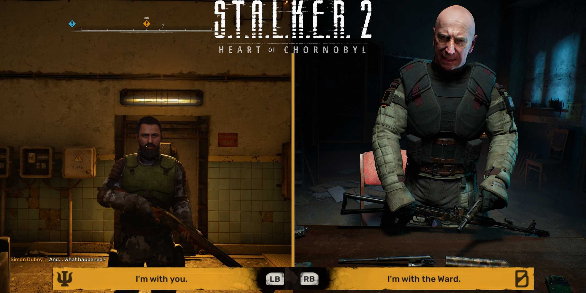 Stalker 2: Ward ou Dubny? Qual lado escolher e as consequências