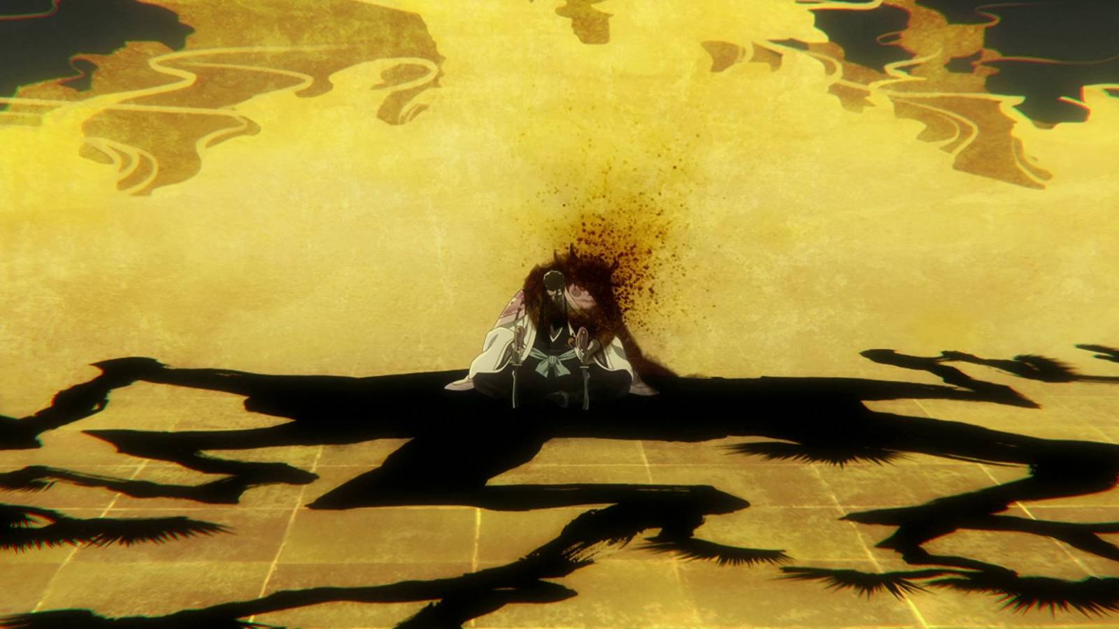 Shunsui Kyoraku Bankai Katen Kyokotsu Karamatsu Shinju – BLEACH Thousand-Year Blood War Part 3 Episode 9