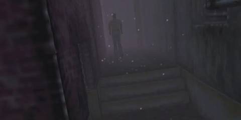 Silent Hill Figure At The End Of A Staircase