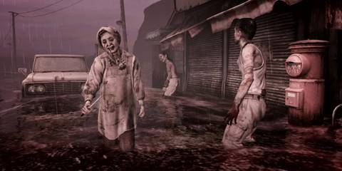 Siren Blood Curse enemies standing in water 