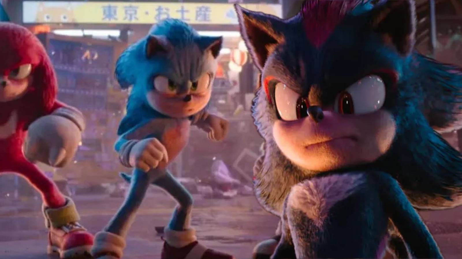 Sonic, Knuckles, Shadow the hedgehog