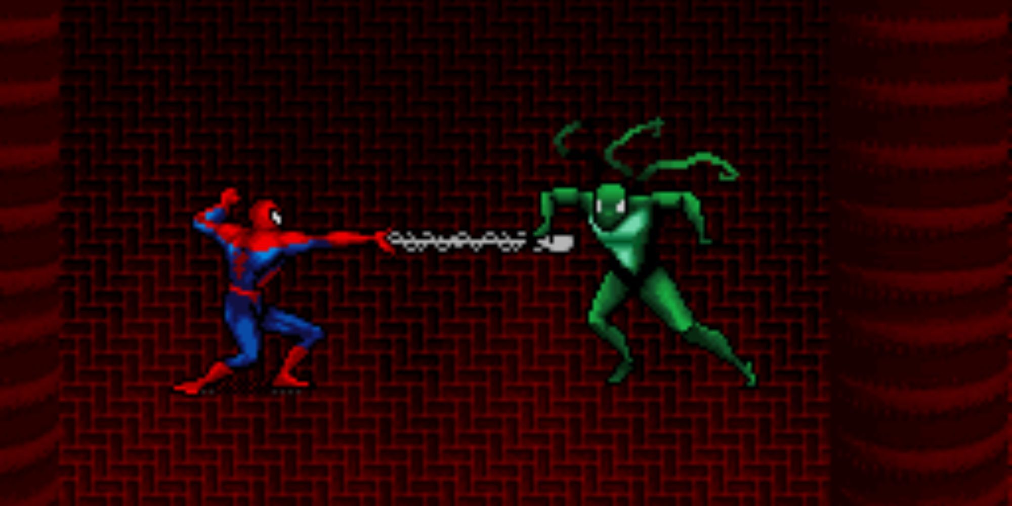 Spider-Man fighting Lasher.