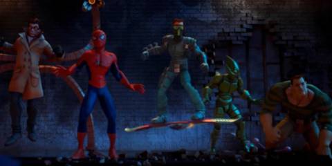 Spider-Man and his villains in Spider-Man: Friend Or Foe