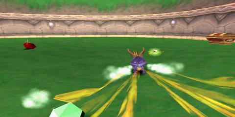 spyro breathing fire