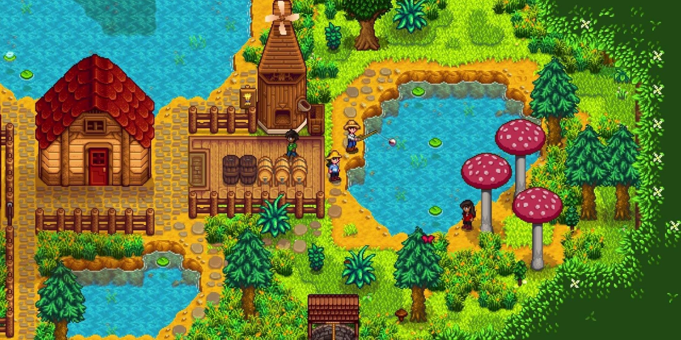 Stardew Valley Fan Makes Gingerbread Farm